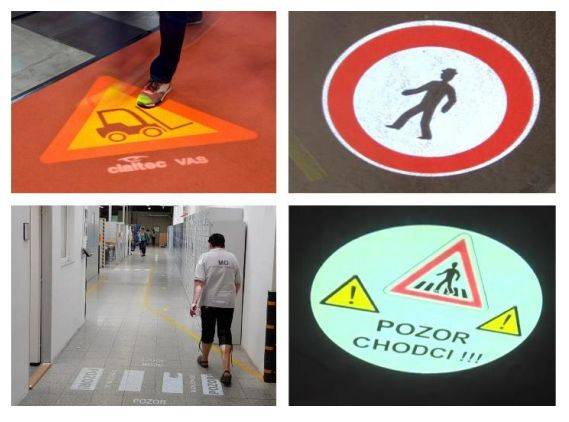 Active Safety Visual Alert System (VAS) - Visual Warning Signal Projectors