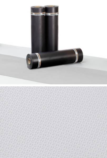 BauderPVC LSF Embossed Walkway Membrane - PVC-P Single Ply Walkway Membrane