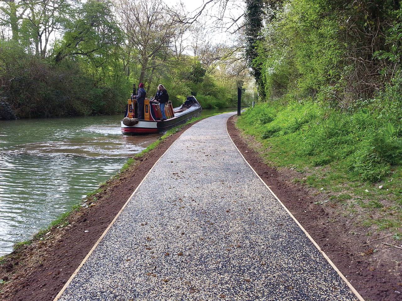 Canal & River Pathways | Rubber-Gravel Mix (SBRA)