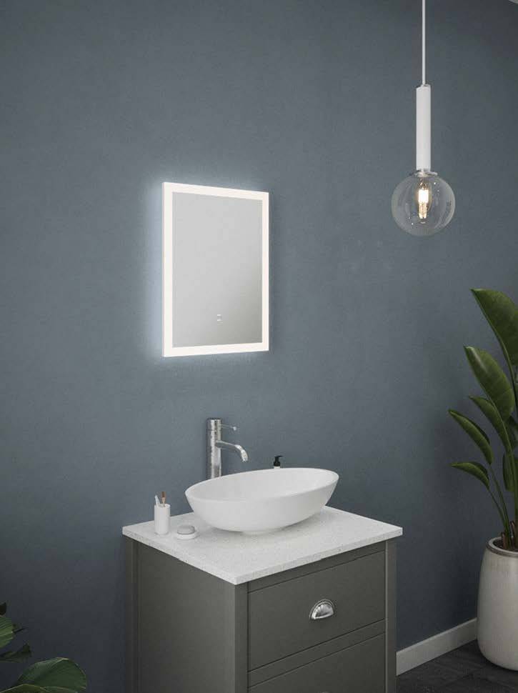 Mirror - Malmo Illuminated LED Mirror - SY9100 - LED Mirror with Lighting