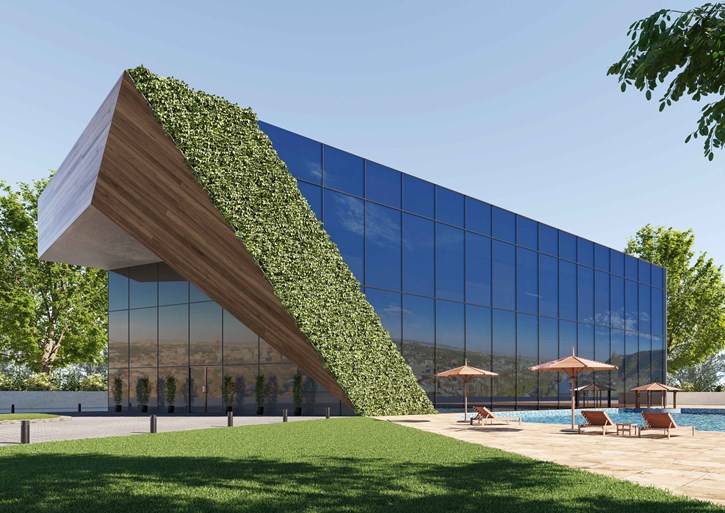 Aluminium Curtain Wall - TENTAL 50  - Facade