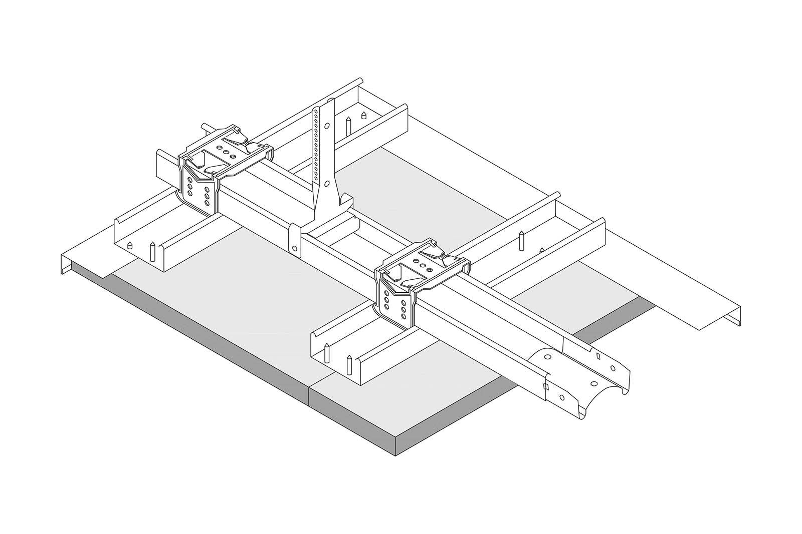 RAW concrete - Natural mineral - Suspended Ceiling Board System