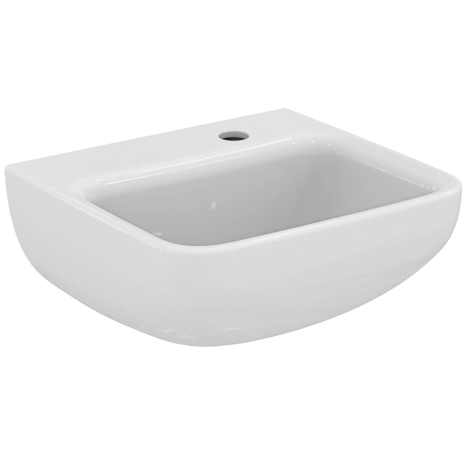 HBN 00-10 HTM64 (LB G S) Contour 21+ 40cm Back Outlet Washbasin - Washbasin