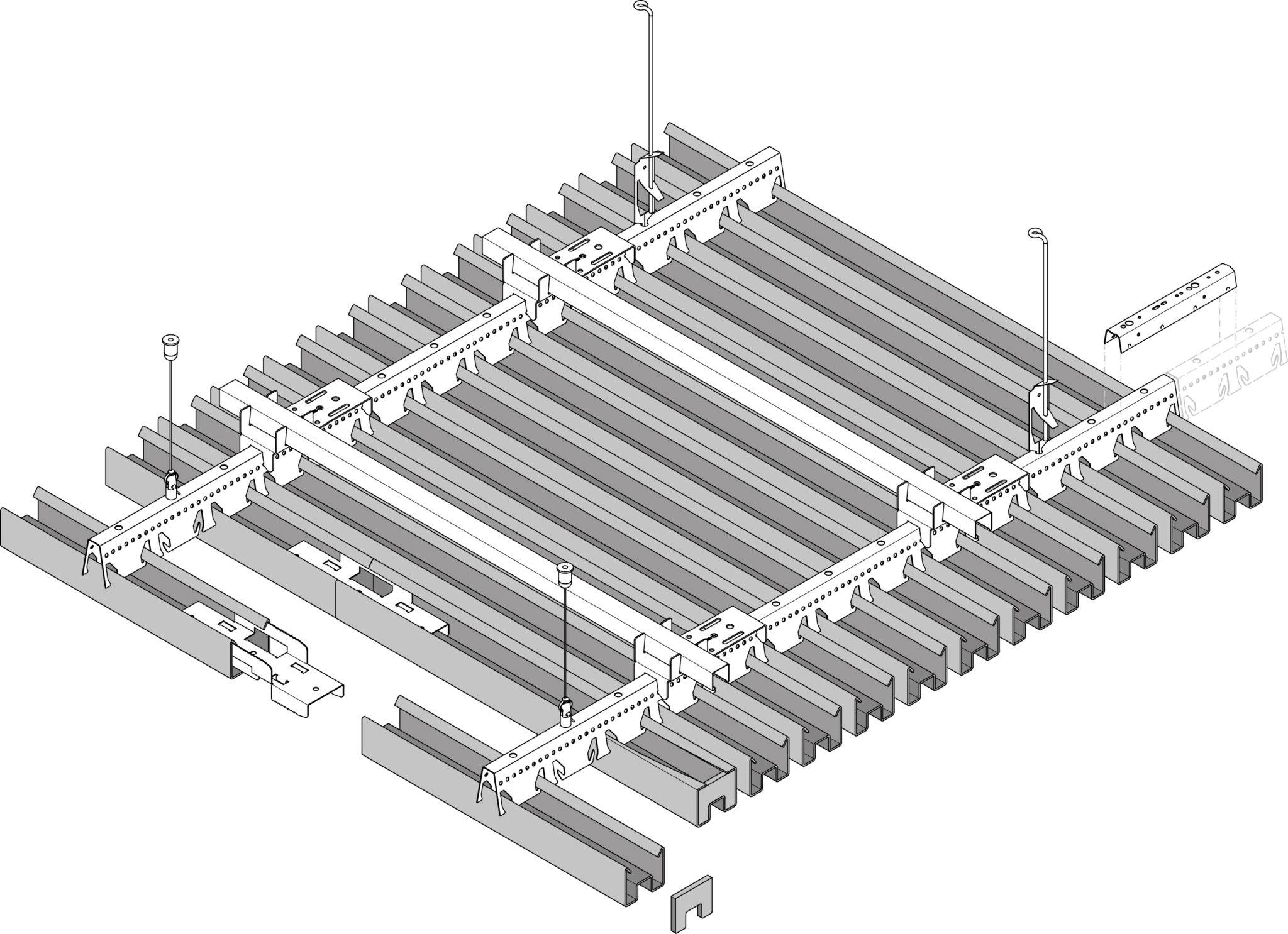 HeartFelt® Groove - Acoustic Ceiling System