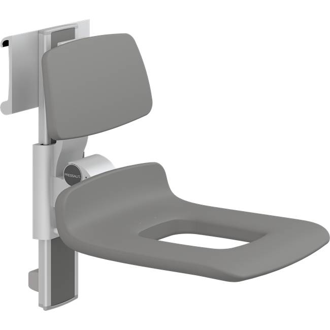 Height and Sideways Adjustable PLUS Shower Seat 450 with Aperture - R7455