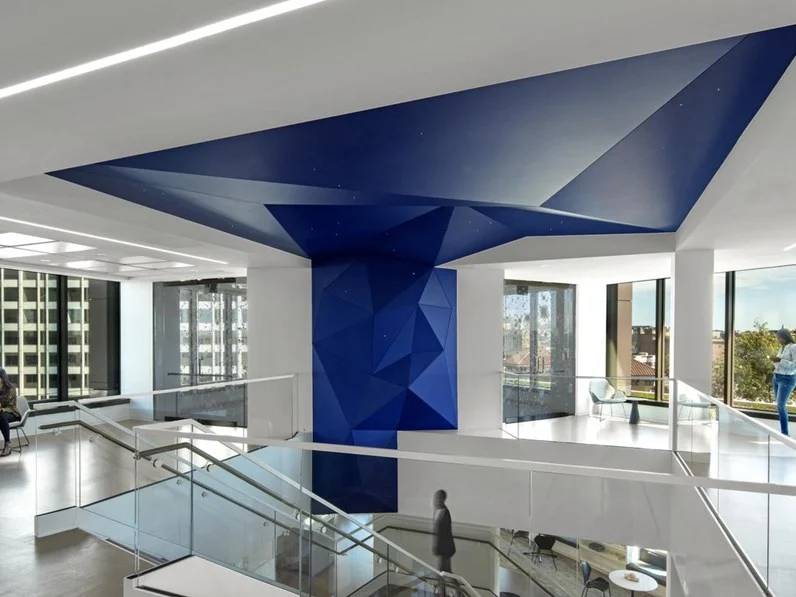 Clipso So Acoustic stretched fabric - Fabric Membrane Ceiling System