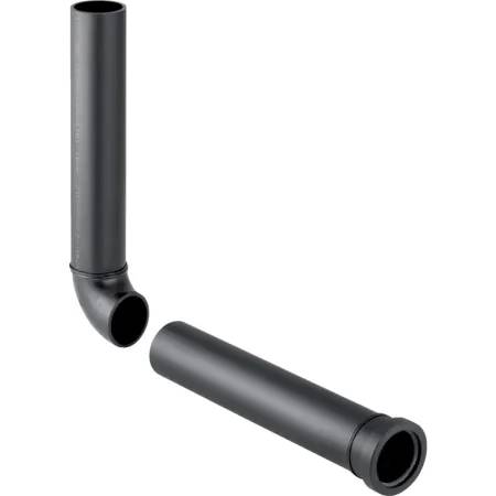 Geberit flush bend 90°, 28 cm, for thick walls
