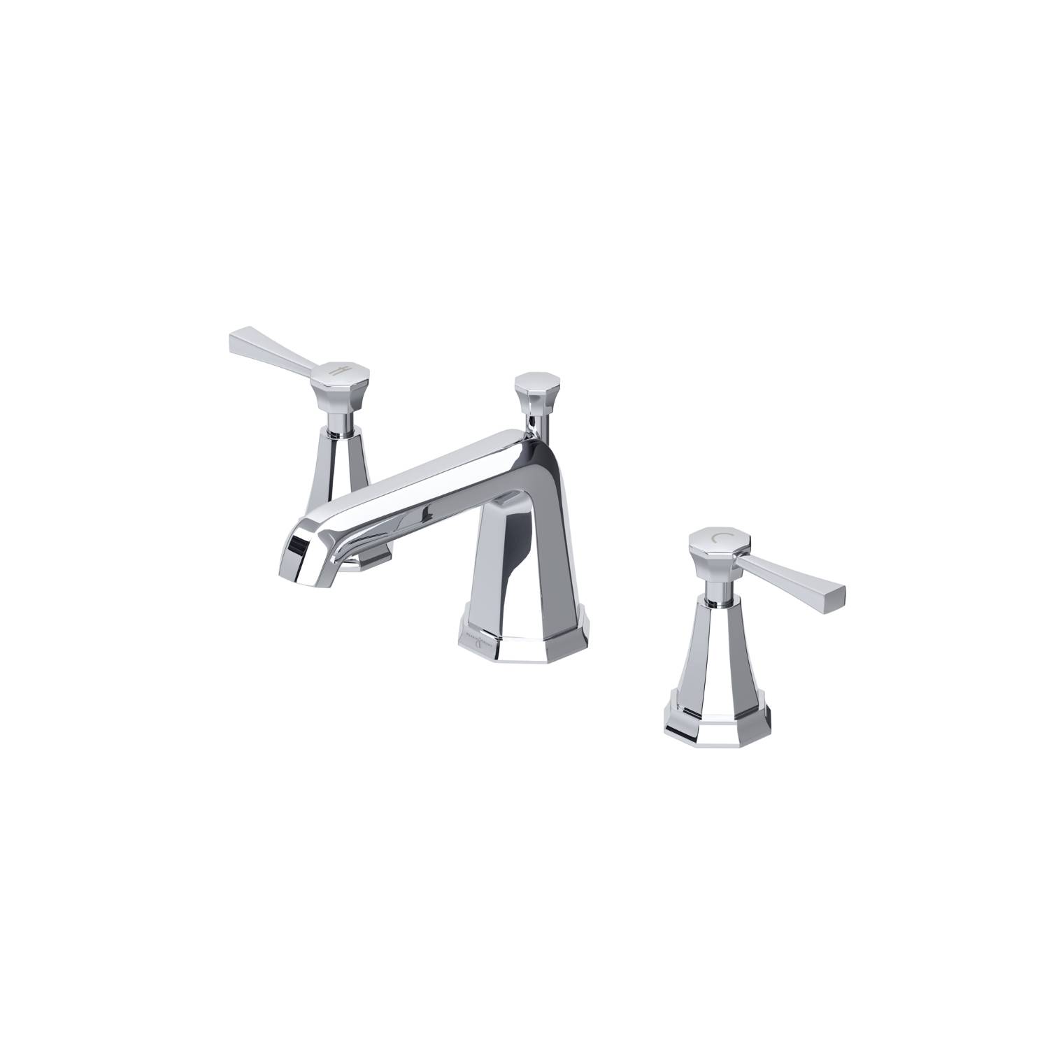 Deco Three-Hole Basin Mixer With Lever Or Crosstop Handles - Basin Mixer Tap