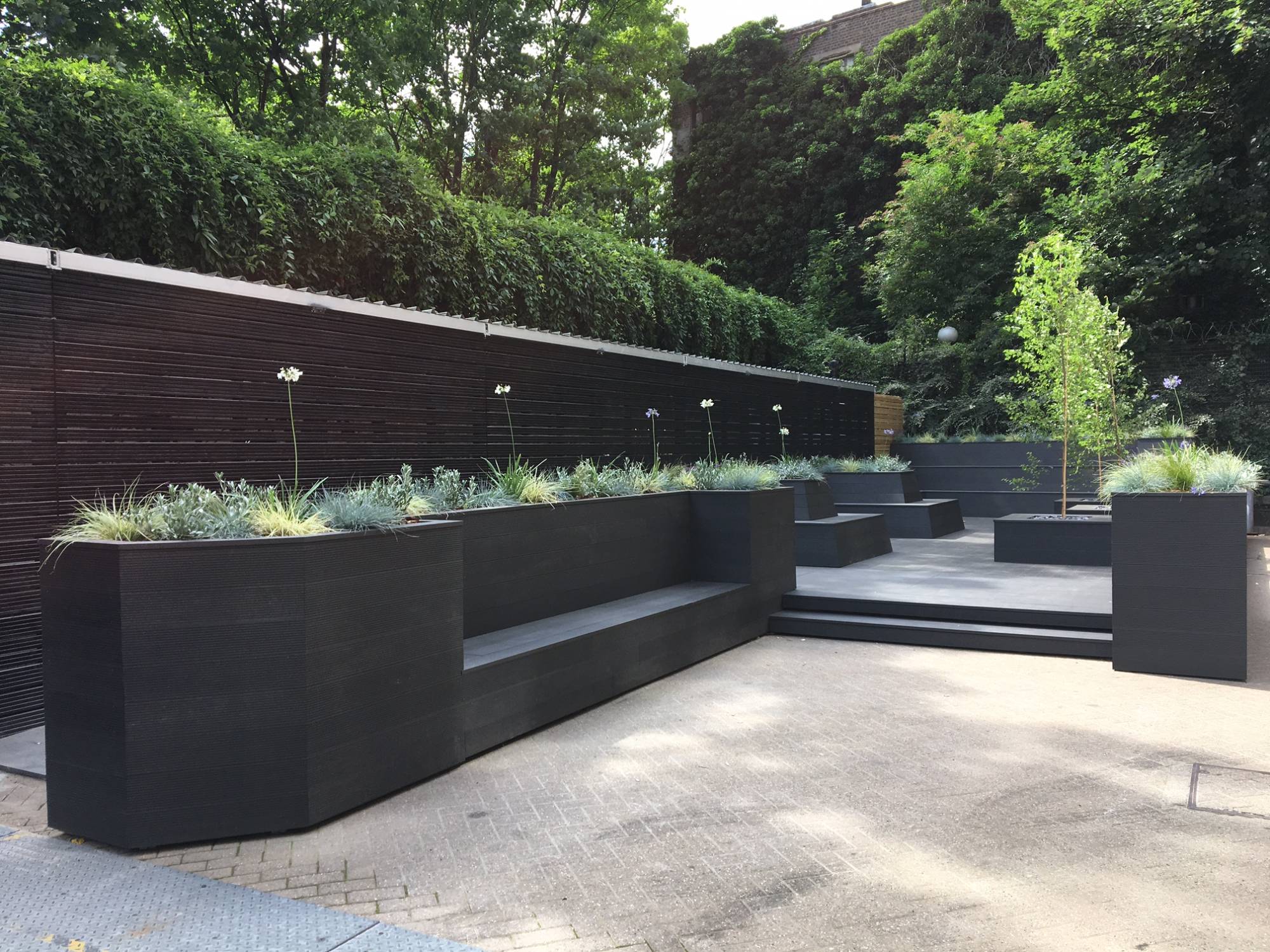 Class B Fire Resistant Contemporary Hollow Decking (Hidden Clip Fixing System)