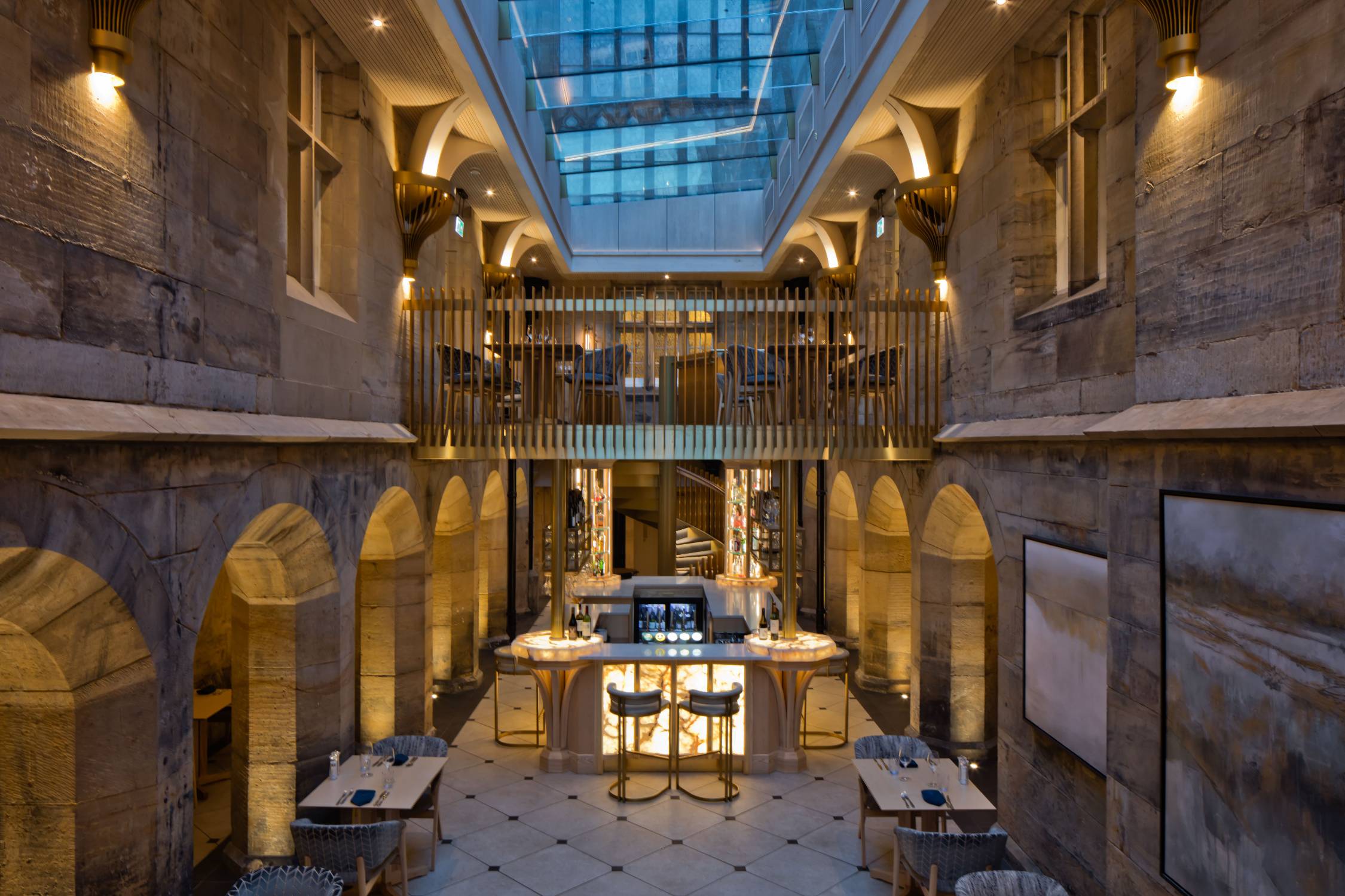 Bespoke Rooflight Enhances Natural Daylight in Historic Hotel | Glazing ...