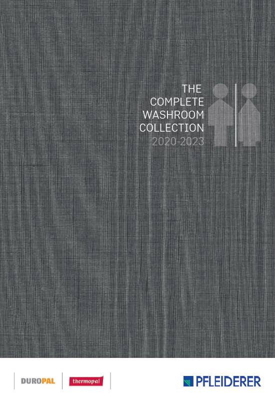 The Complete Washroom Collection 2020–2023 - Melamine Faced Chipboard (MFC)