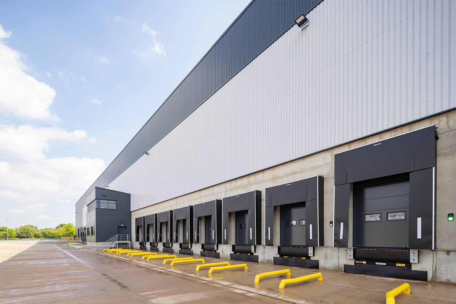Dual Drive Sectional Door Technology at the Heart of Fradley Park’s ...
