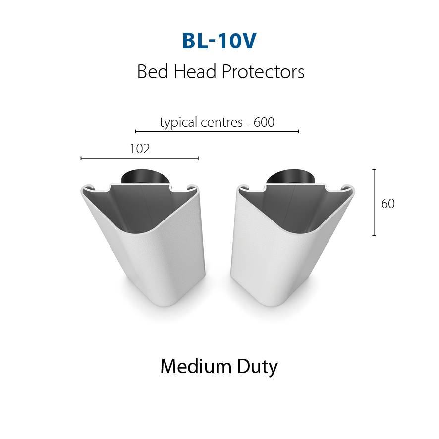 CS Acrovyn® BL-10V/ BL-10VE Bed Head Protectors