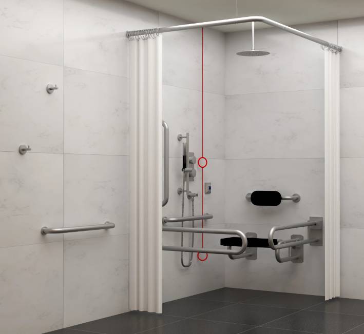 BC5083-SCC Flanged Doc M Shower Set – Concealed