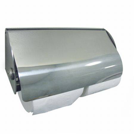 BC267 Dolphin Double Stainless Steel Lockable Toilet Paper Dispenser