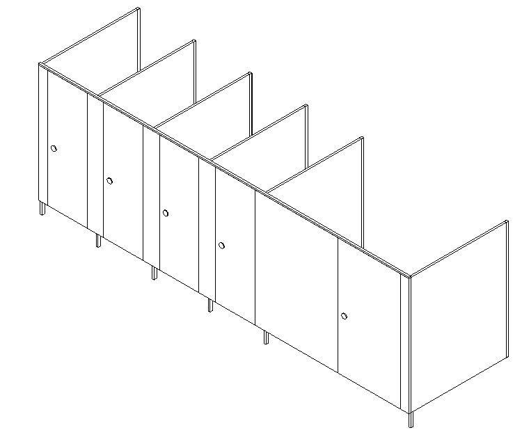 Panel Cubicle Assembly with Accessible Cubicle