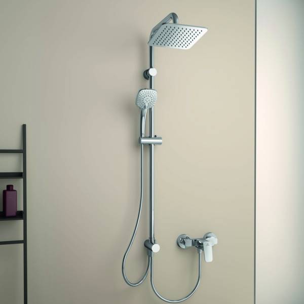 Idealrain Shower System Kits, Square