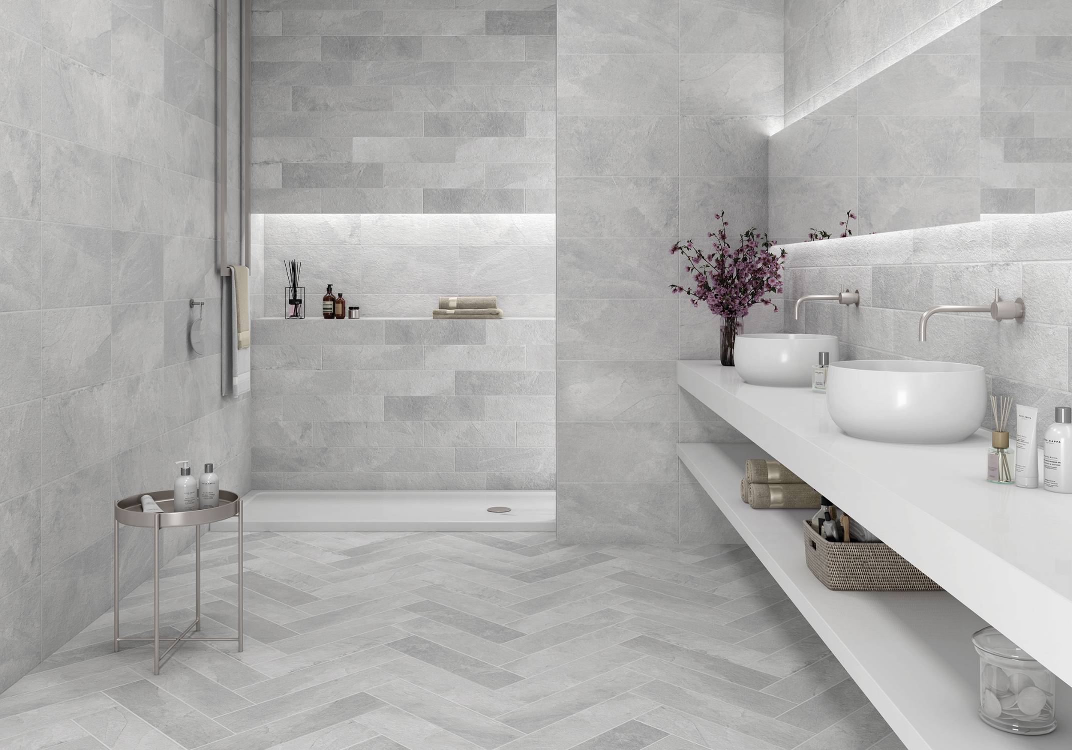 Lulworth Stone - Stone Effect Porcelain Floor and Wall Tile Collection