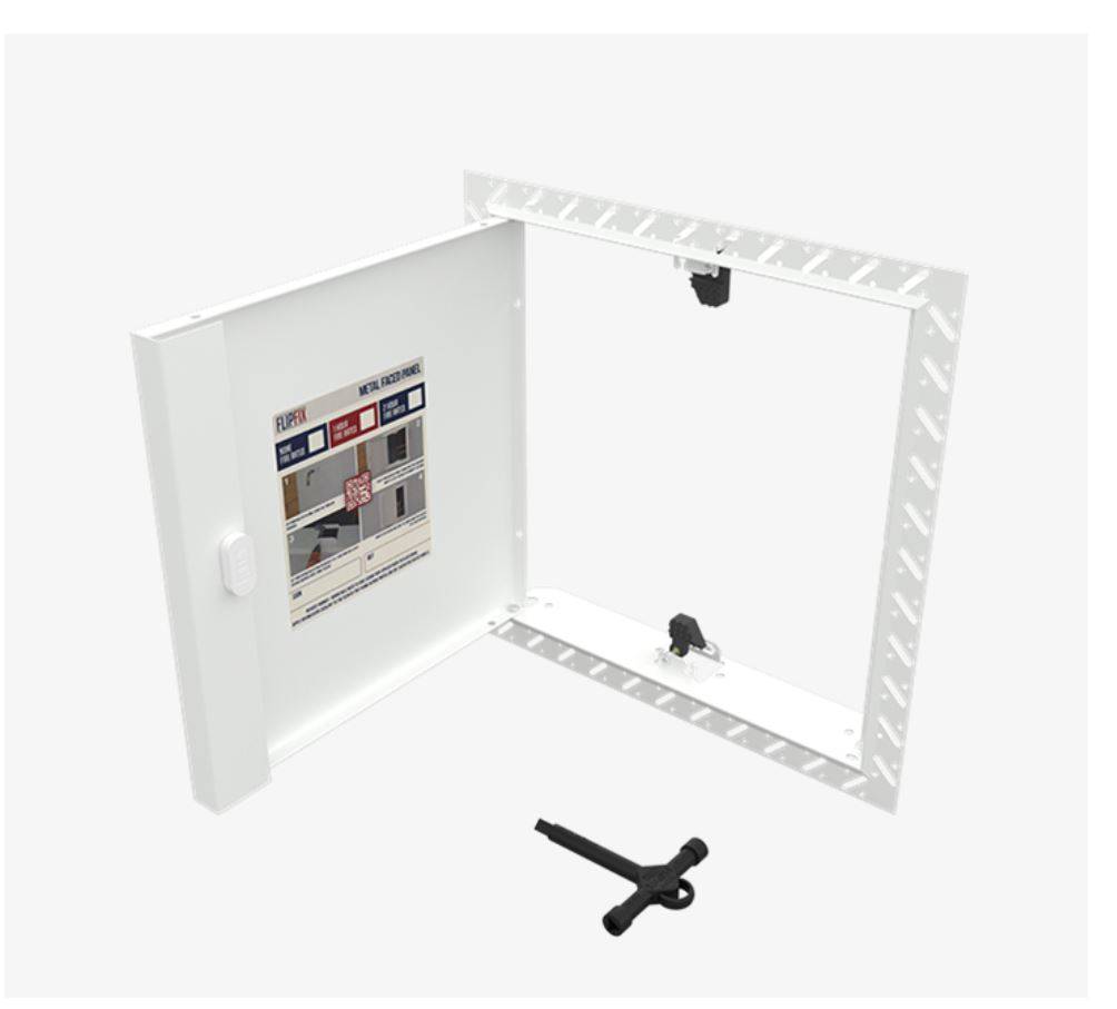 FlipFix Metal Door Access Panel – Beaded Frame - Access Panel