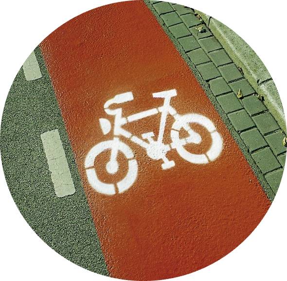 Degafloor Cycle Route System   - Resin Flooring