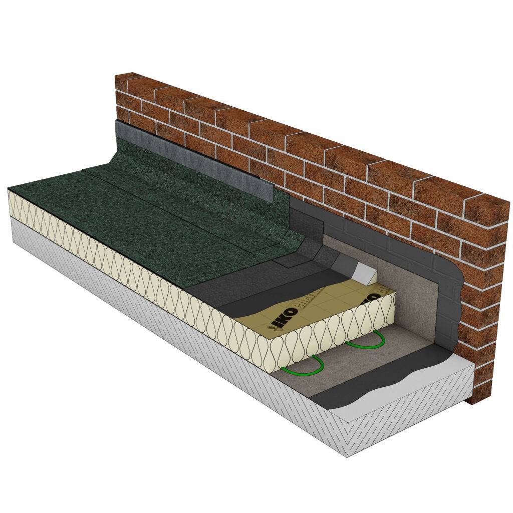 Flame-Free Reinforced Bituminous Membrane (Felt) Roofing System - IKO ...