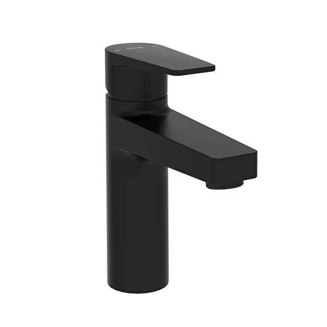 A4293836VUK- Flow Square basin mixer, Matt Black - Mixer Tap