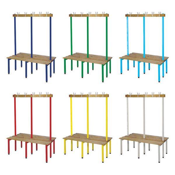 Changing Room Furniture - Single/Double Island with Hooks
