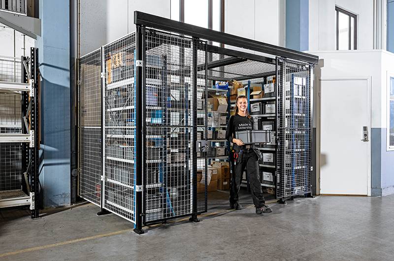 X-Store 2.0 Warehouse Partitioning / Cage Storage