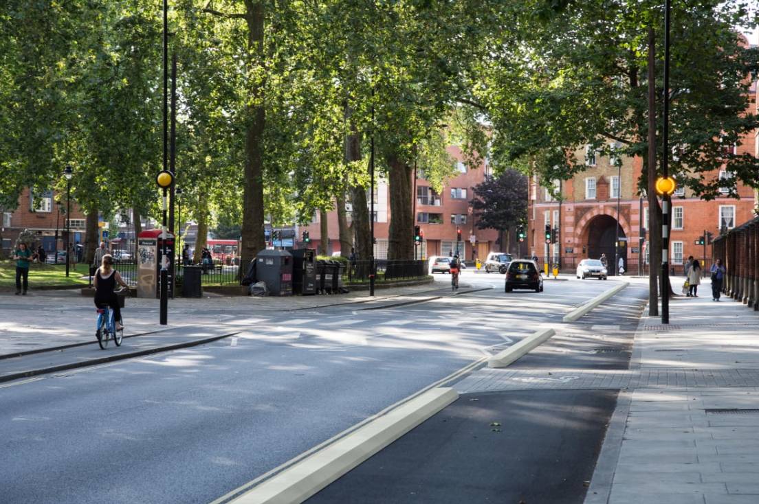 Cycle Segregation Unit  - Concrete Kerb