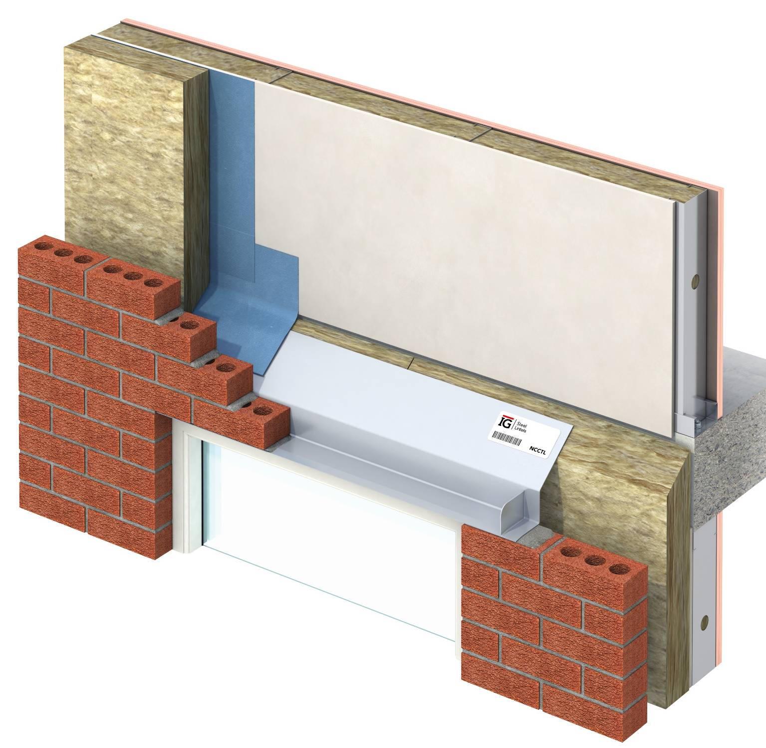 IG Non Combustible Cavity Tray Lintels (NCCTL) - Standard/ Heavy/ Extra Heavy Duty