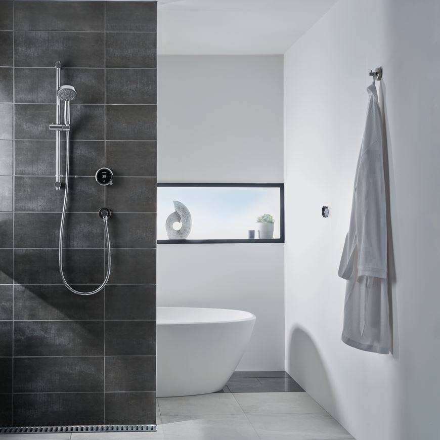 Quartz Touch Smart Concealed Shower With Adjustable Head