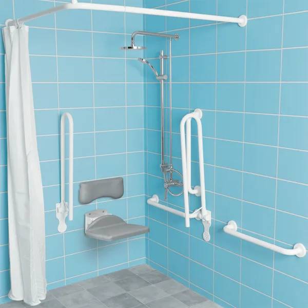 Twyford Avalon Shower Set, Surface Mounting, Barrier-Free