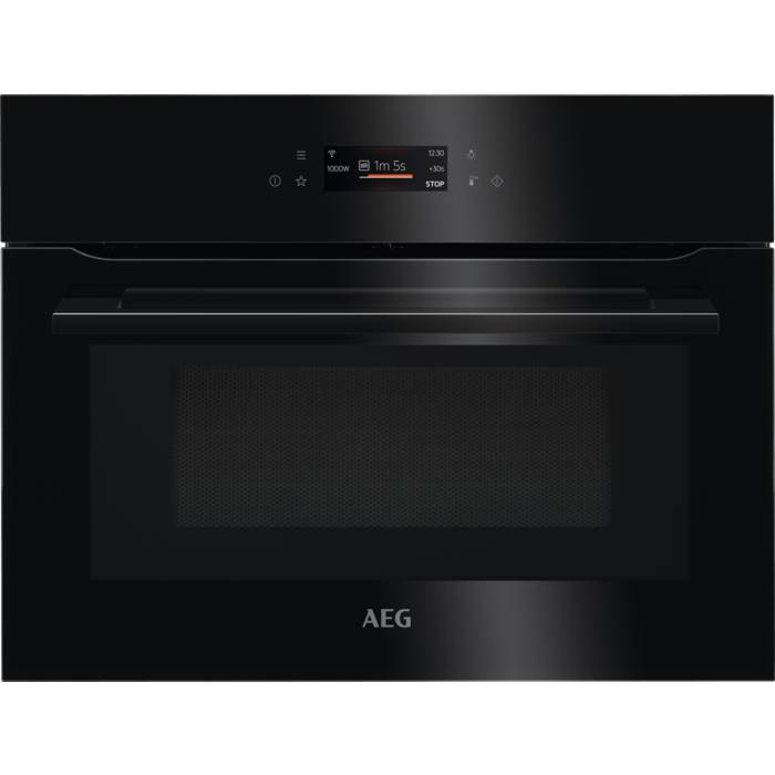 AEG BLACK COMBIQUICK MICROWAVE AND OVEN  - KMK768080B