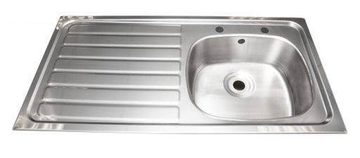 Inset sink - 505 x 1015 mm