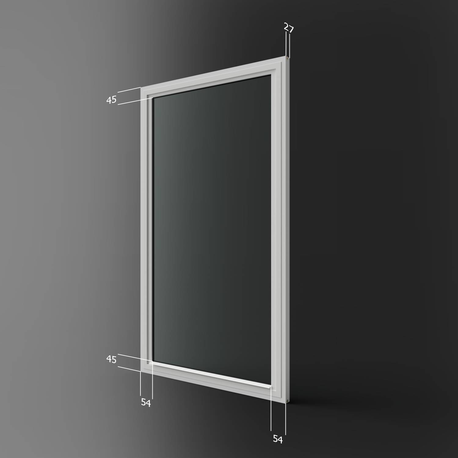 Slimline Lift Out Unit - Secondary Glazing Unit