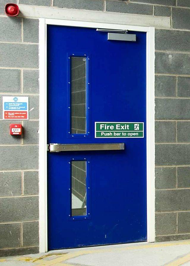 Fire Exit Steel Doorsets - Armourdoor AD10