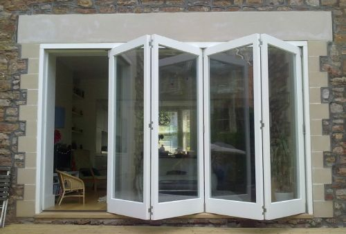 Timber Bi-Fold Door