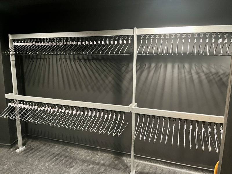 FS70 Floor Fixed Coat Rails