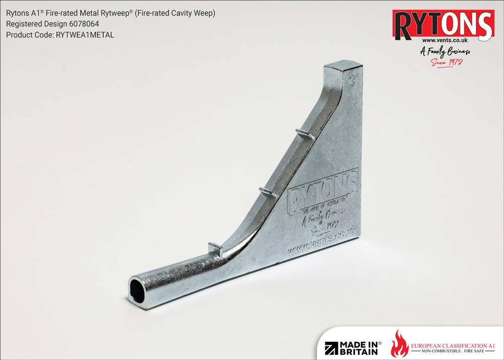 RYTWEA1METAL - Rytons A1® Fire-rated Metal Rytweep® (Fire-rated Cavity Weep)