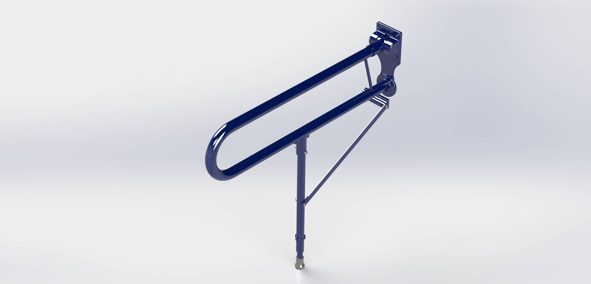 Alutec Hinged Support Rail