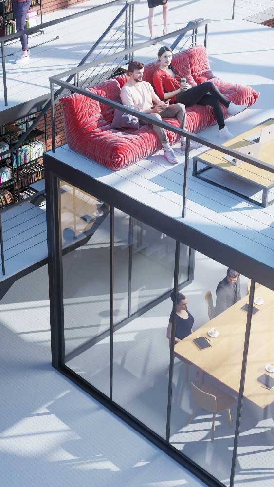 BS Classic Tile - Round Studded Rubber Flooring Tiles