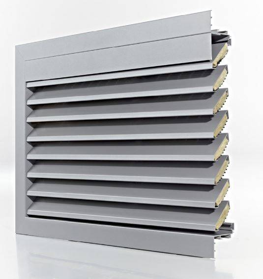 DucoGrille Acoustic G 75 - Recessed Aluminium Wall Louvres