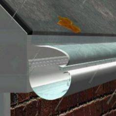 Extruded Slip Guttering System - Aluminium Gutter