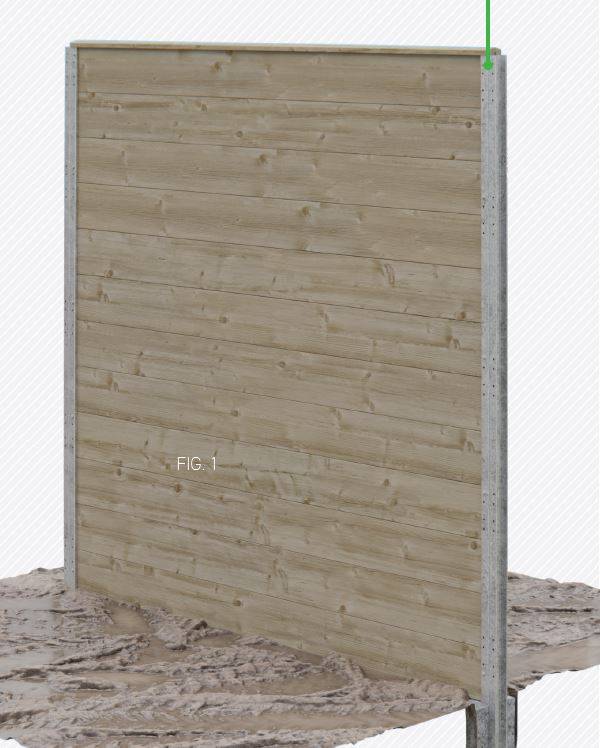 DuraPost® Acoustic Fencing  - Timber and Steel