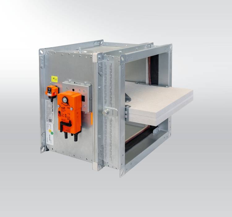 FDMQ 120 - Rectangular EIS Fire Damper (≤1500x800mm) - Manual/Motorised  - Fire Damper 