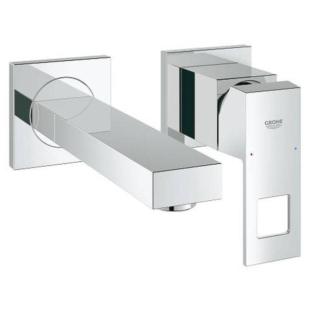 Eurocube Two-Hole Basin Mixer - Water Tap