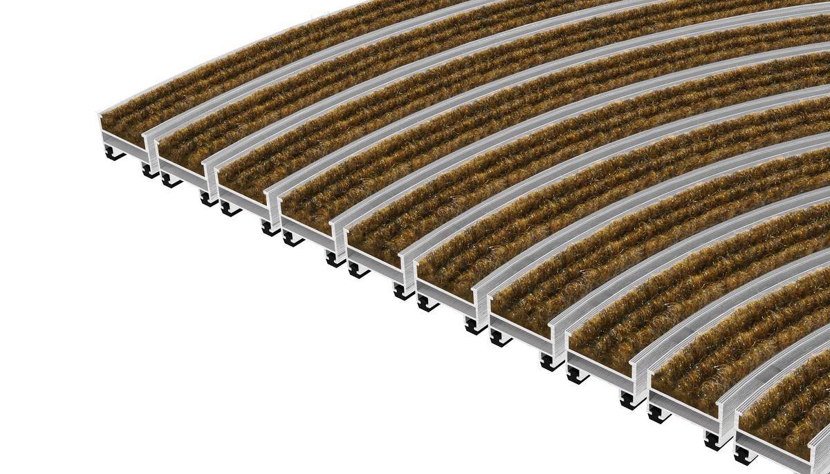 GEGGUS CURVE (Radial) - Entrance Matting - Entrance Matting