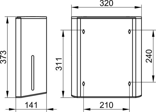 Paper Towel Dispenser - PLAN - Paper towel dispenser