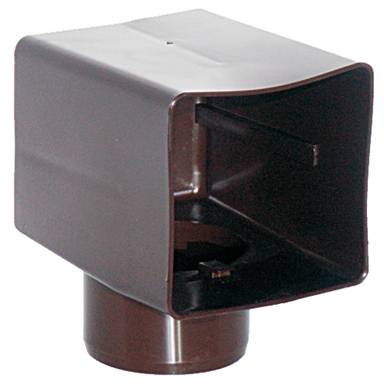 Outlet - Square Shaped Spigot Right Angle Coupling