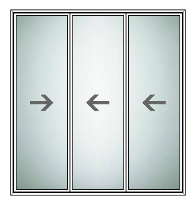 Secondary Glazing Horizontal Slider C9 Three Panel